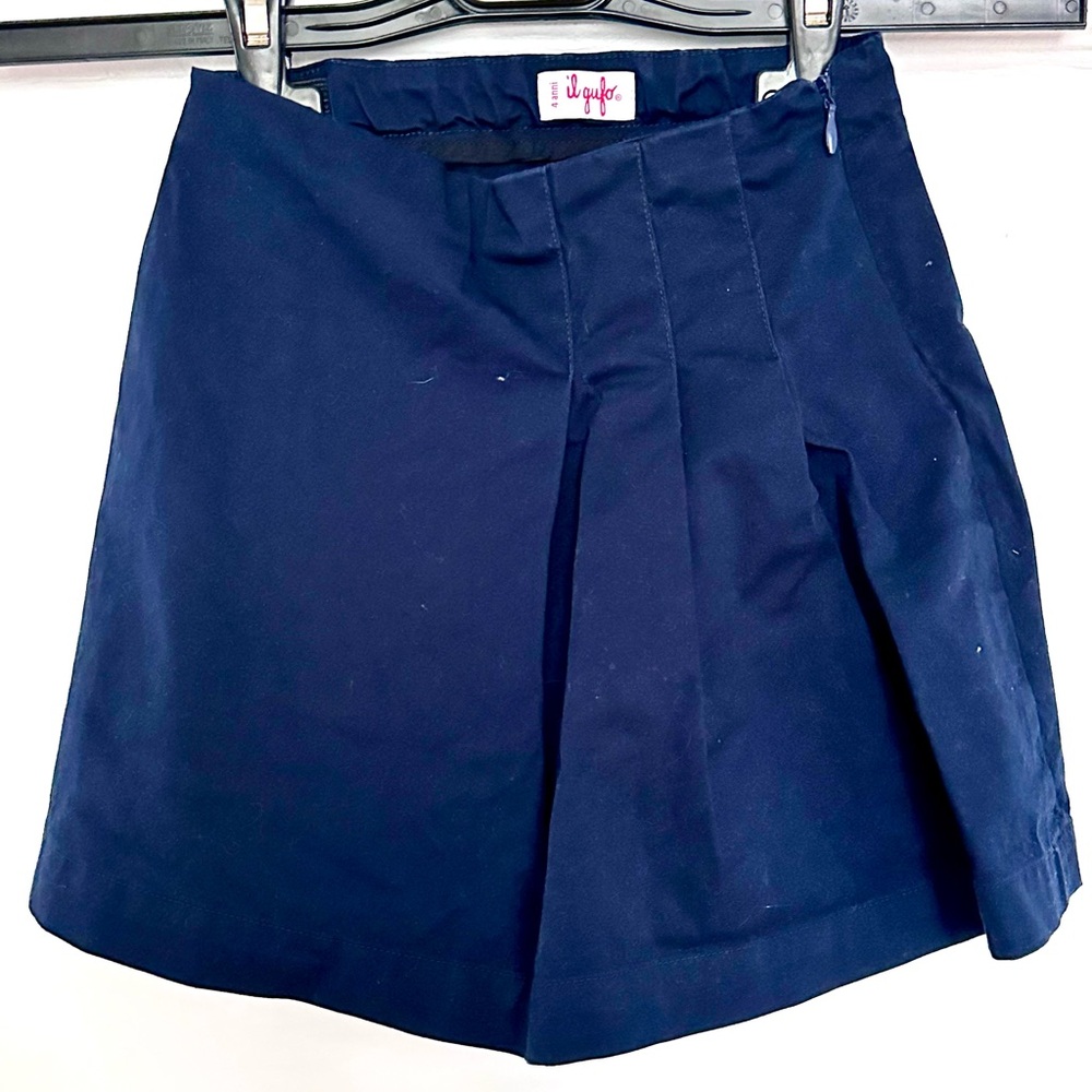 Il Gufo Blue navy skirt 4